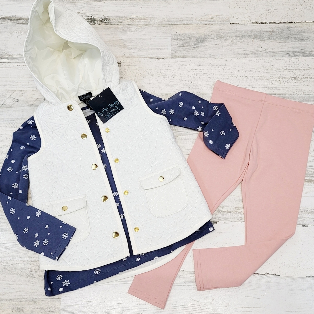 Cynthia Rowley girls 3 piece  matching set